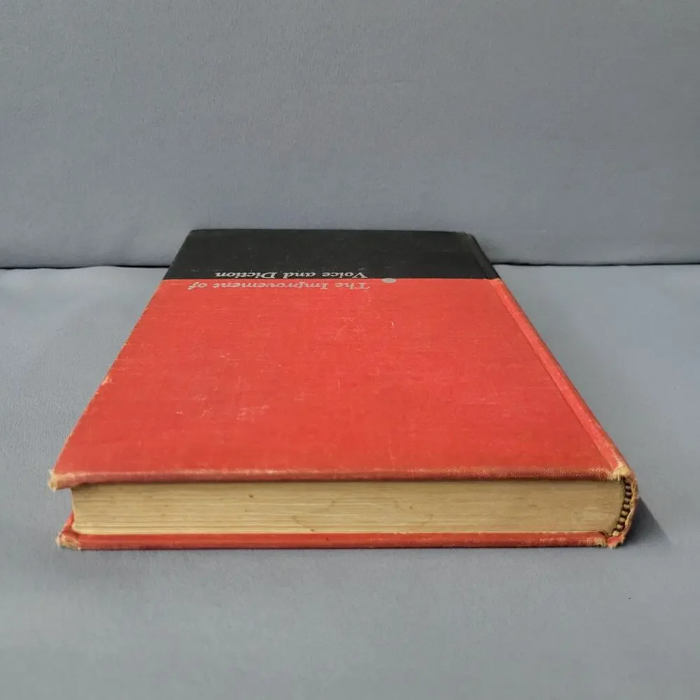 The Improvement Of Voice & Diction by Jon‎ Eisenson Vintage Book 1958 Hardcover